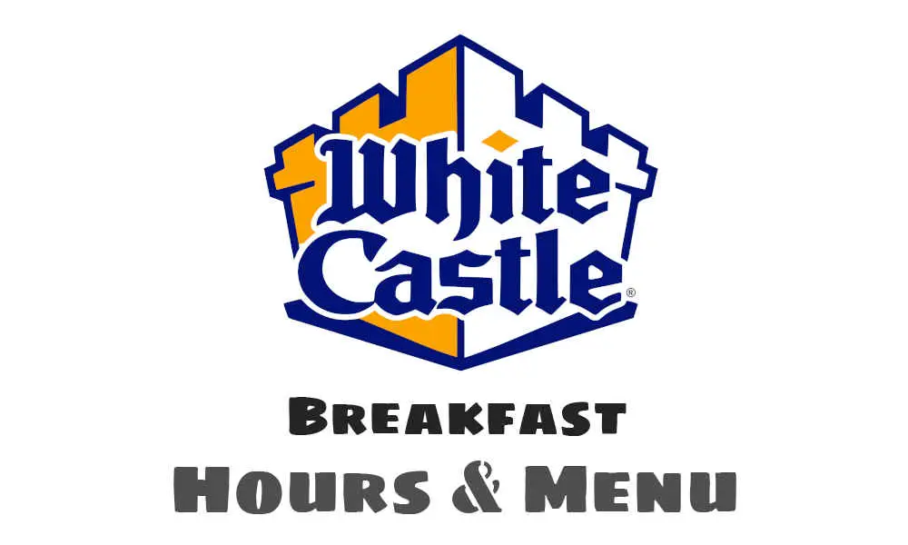 White Castle Breakfast menu